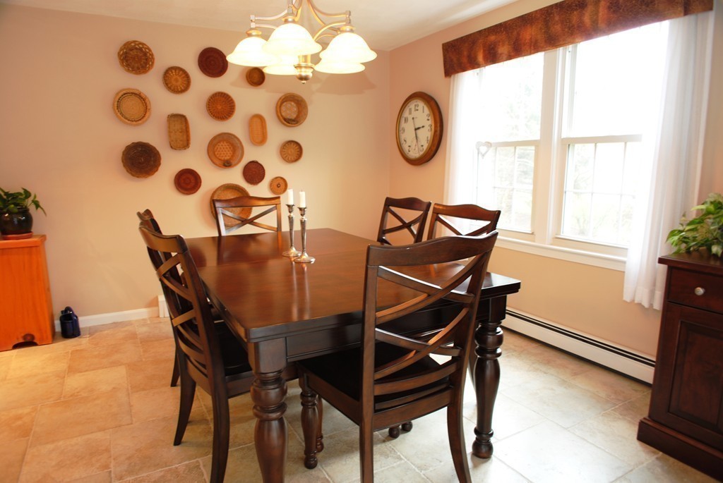 61 Blanchard Road Boxborough, MA 01719 - Photo 11 of 27 a view of a dining room with furniture and a large window