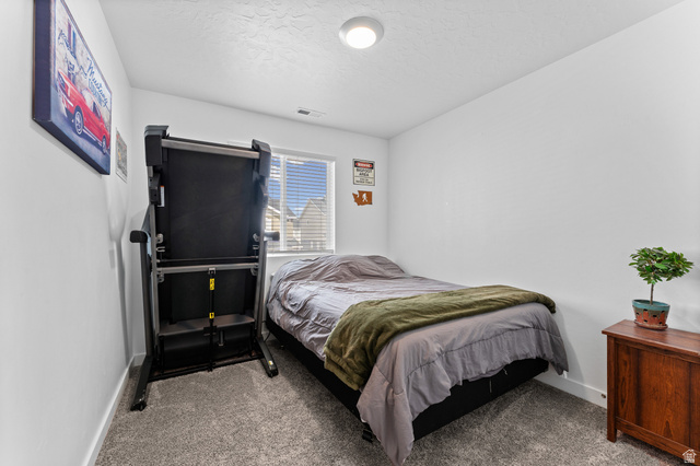 878 North Old Rnch Road Lehi, UT 84048 - Photo 17 of 36 Bright room with a single window, featuring neutral-toned walls and grey carpet flooring
