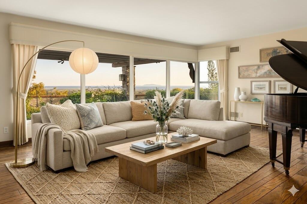 3940 Foothill Road Ventura, CA 93003 - Photo 9 of 49 a living room with furniture and a large window
