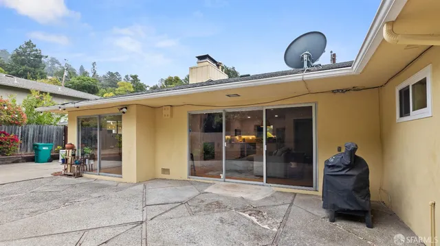 a view of a entryway door front of house