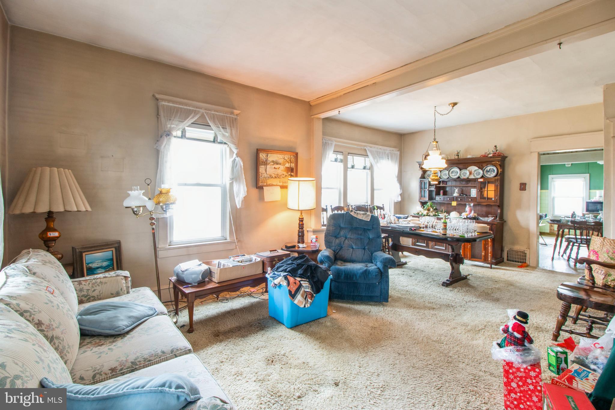 606 Highland Avenue Palmyra, NJ 08065 - Photo 6 of 25 a living room with furniture and a potted plant
