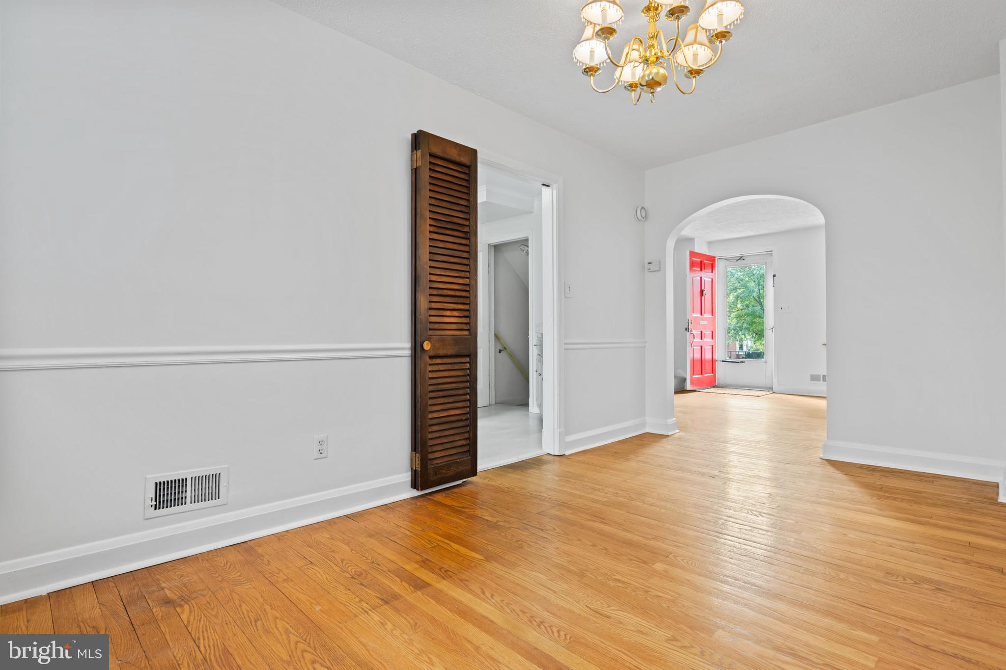 1616 Hardwick Road Towson, MD 21286 - Photo 17 of 53 wooden floor in an empty room with a window