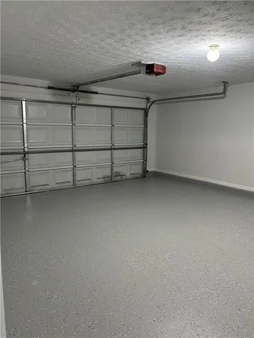 a view of a garage