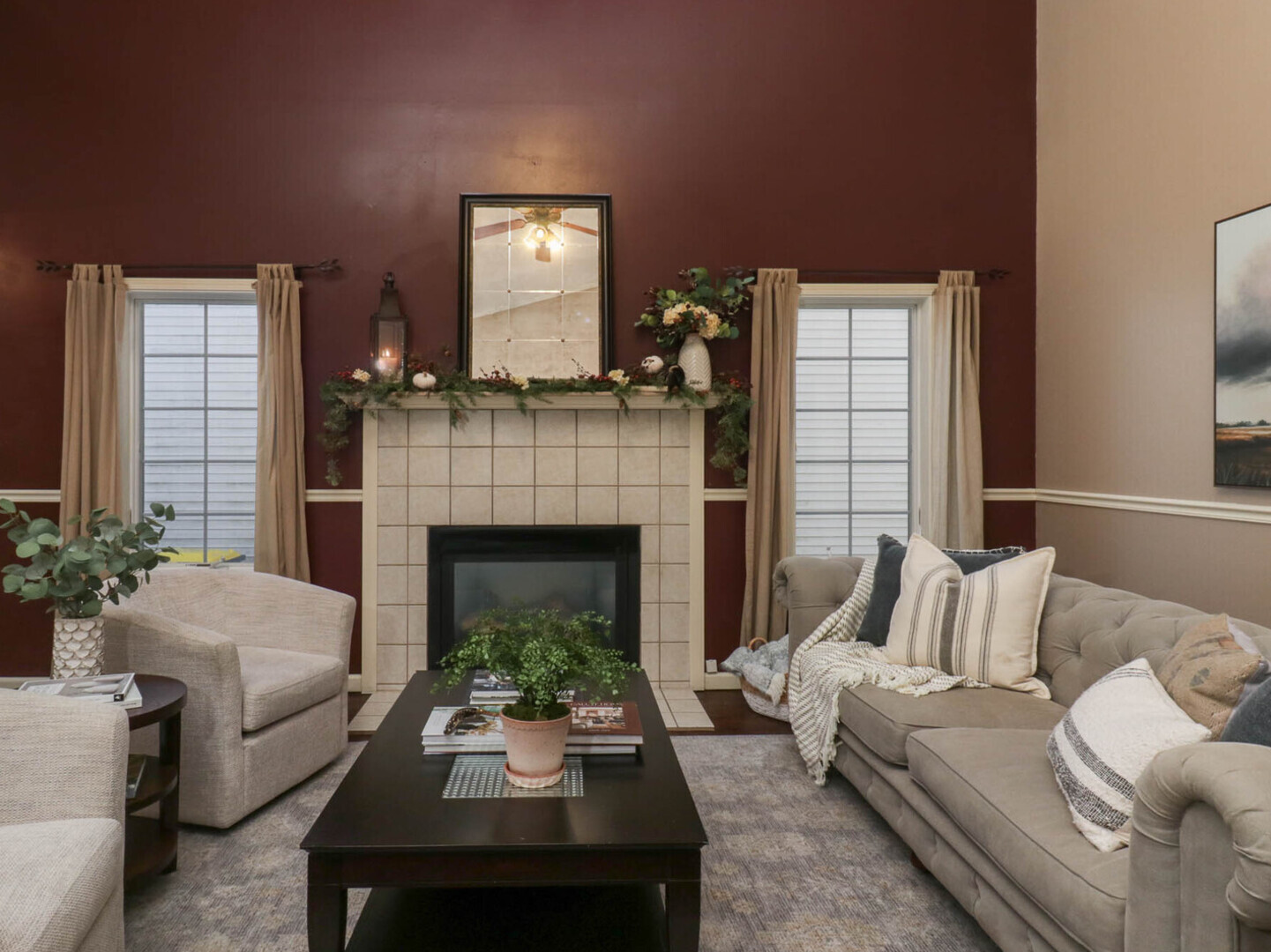 109 Sandra Court Normal, IL 61761 - Photo 4 of 35 a living room with furniture and a fireplace