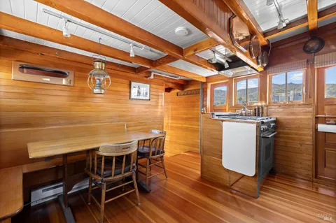 a outdoor space with seating