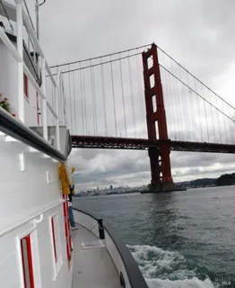 a view of a ocean with tall building