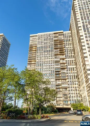 a front view of a building