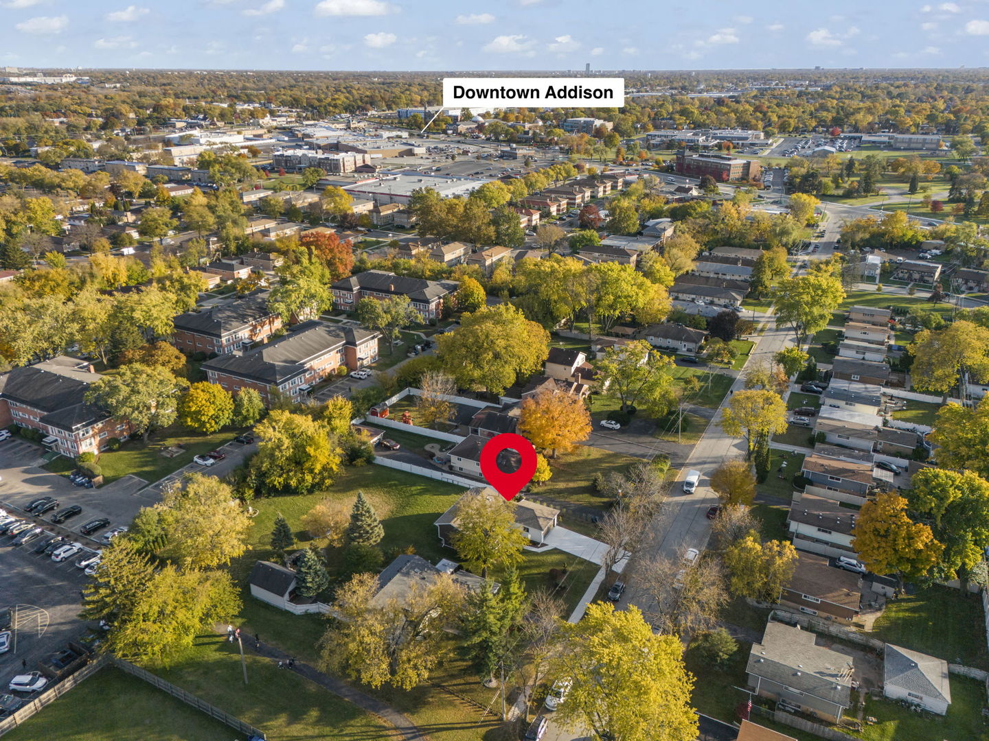 641 Highview Avenue Addison, IL 60101 - Photo 29 of 36 an aerial view of residential houses with outdoor space