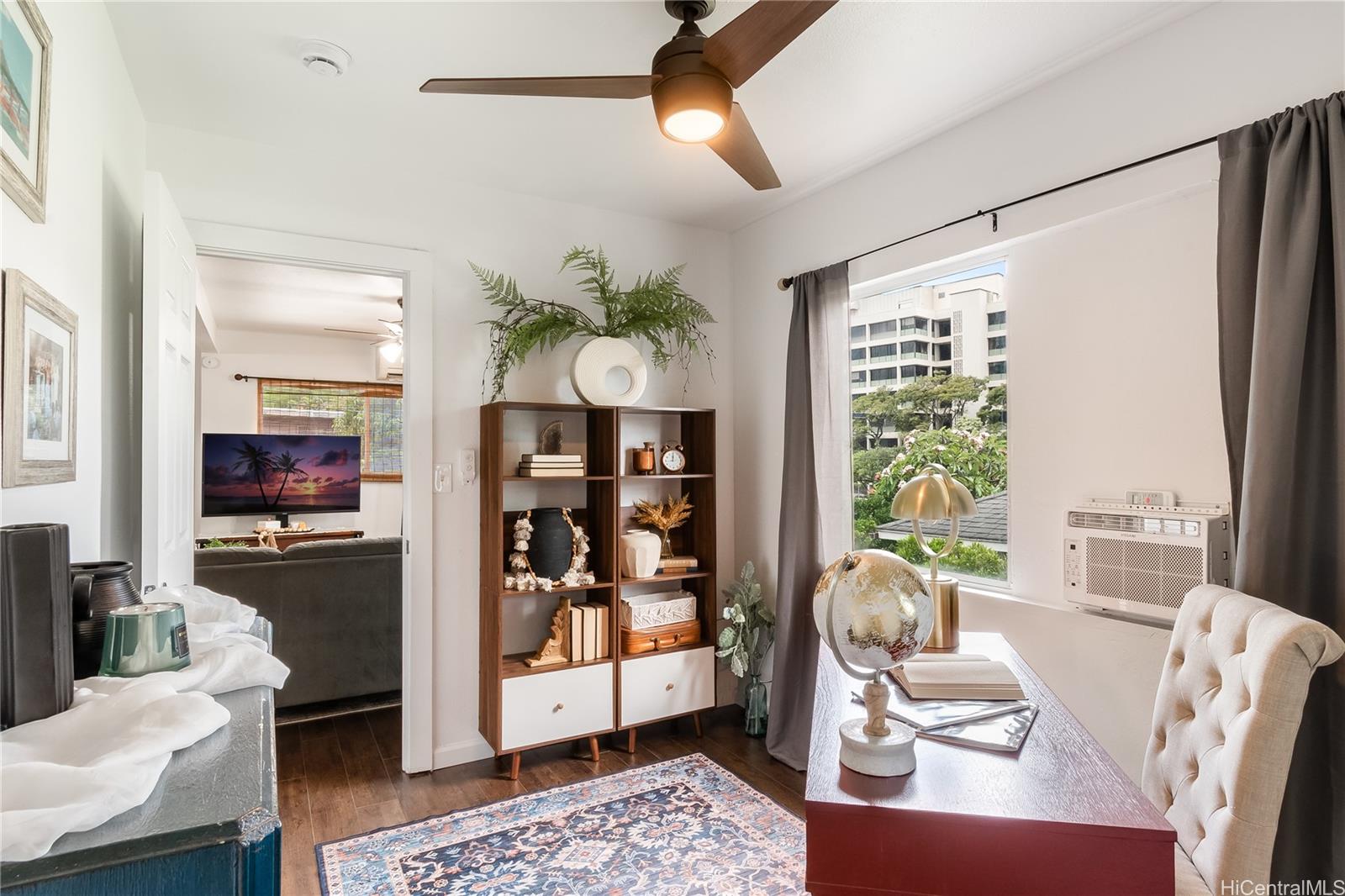 1506 Frear Street, Unit A Honolulu, HI 96813 - Photo 7 of 19 a living room with furniture and a window