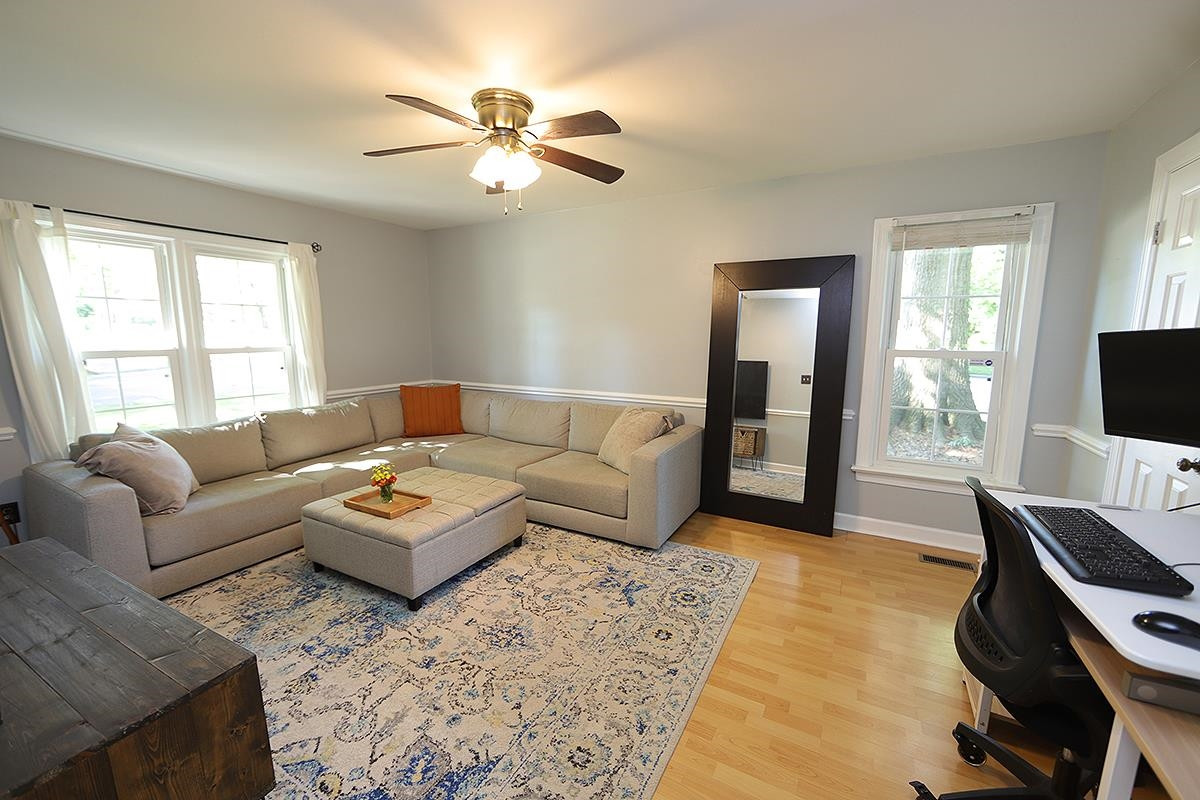 3301 East Jameson Road Raleigh, NC 27604 - Photo 29 of 29 The original floor plan shows this area as the primary bedroom. The sellers use it for a den. Flex space