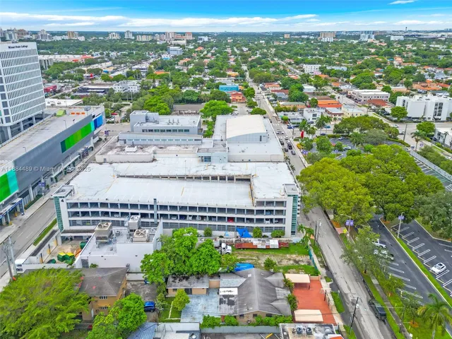 a view of city with tall buildings