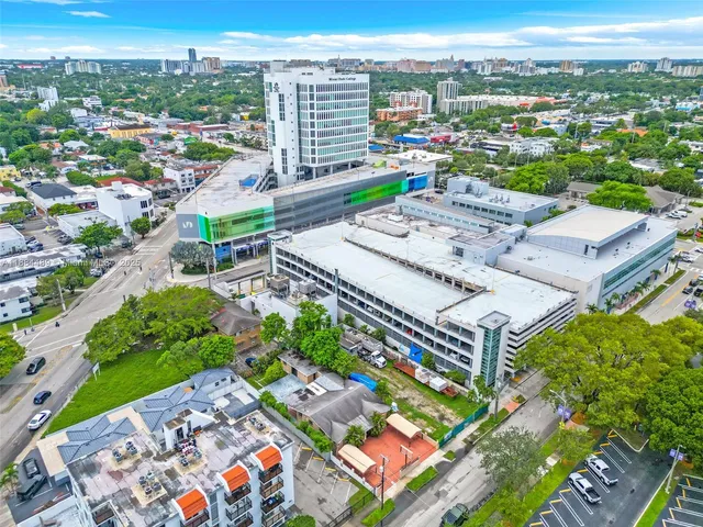 a view of a city from a terrace
