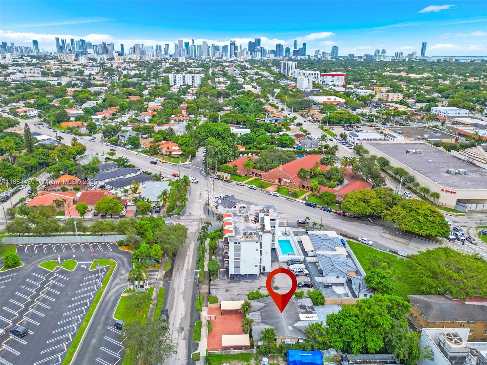 2524 Southwest 6th Street Miami, FL 33135 - Photo 7 of 23 an aerial view of a city