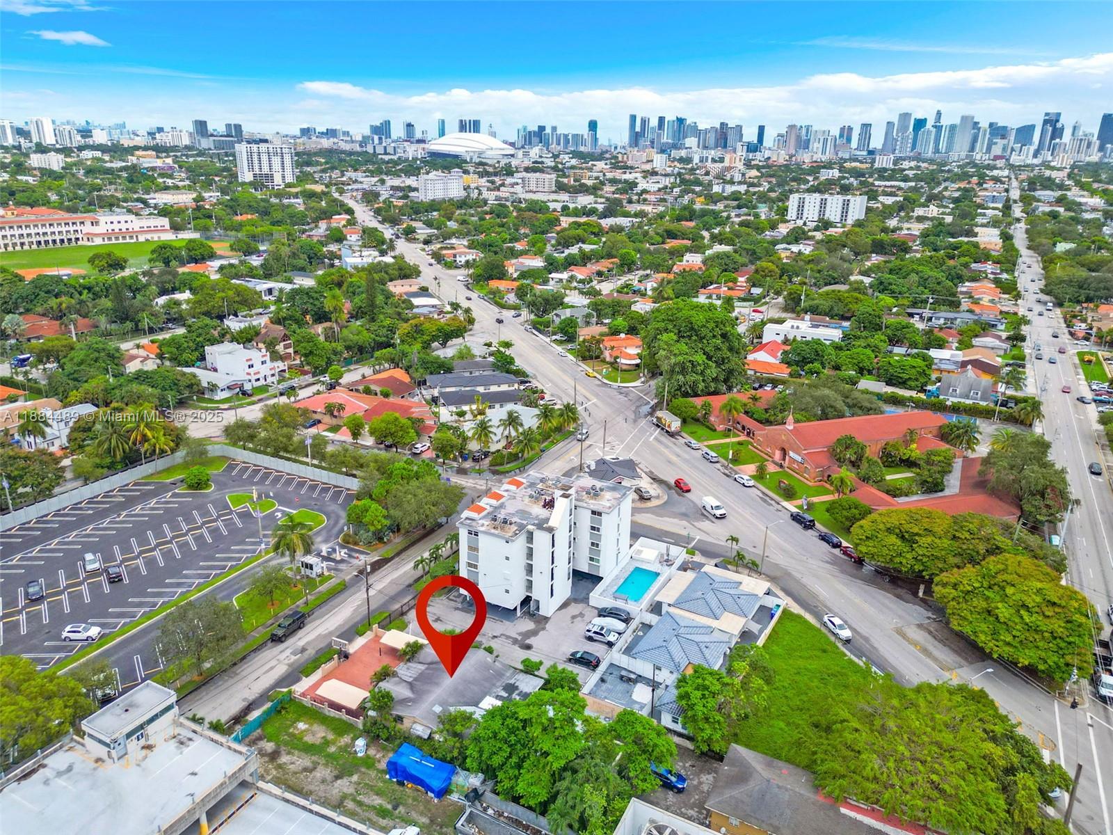 2524 Southwest 6th Street Miami, FL 33135 - Photo 9 of 23 an aerial view of a city