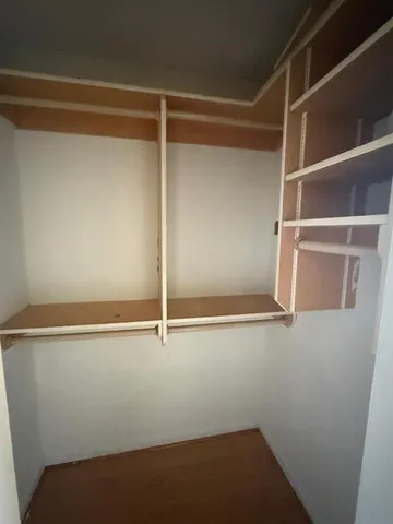 a view of walk in closet