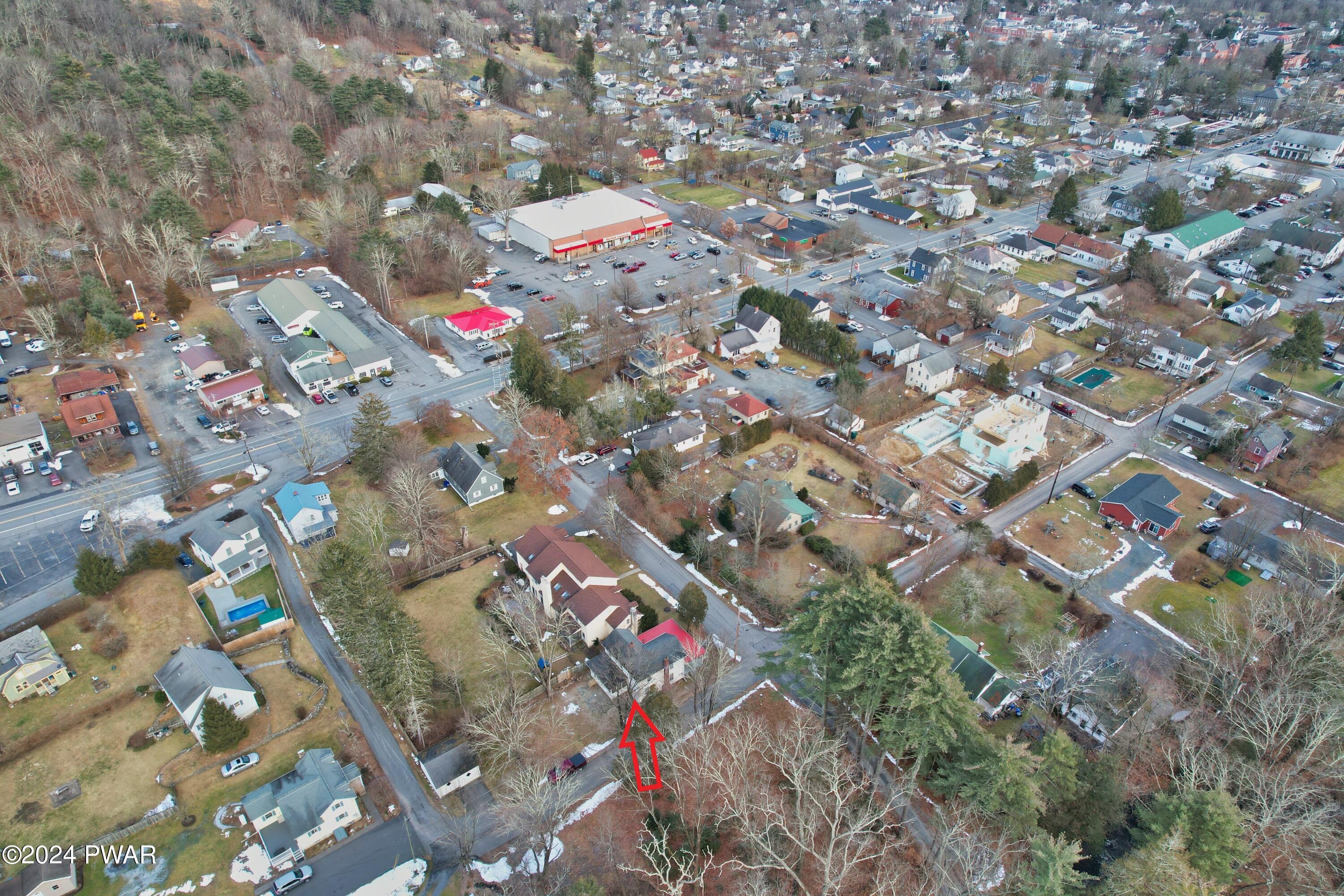 108 9th Street Milford, PA 18337 - Photo 32 of 38 an aerial view of residential houses with outdoor space