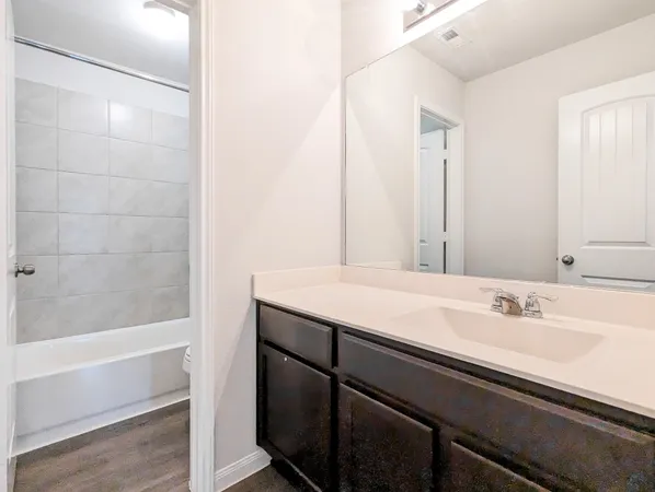 a bathroom with a sink and a bathtub