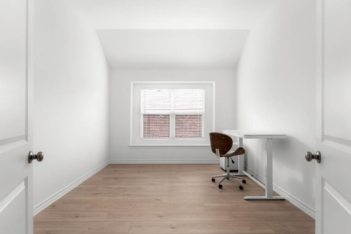 4264 Hill House Lane Georgetown, TX 78628 - Photo 20 of 30 Office with light wood finished floors and baseboards