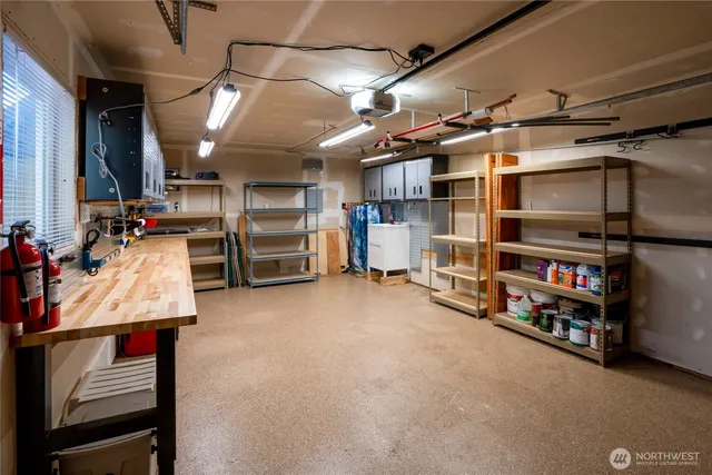 a view of storage and utility room