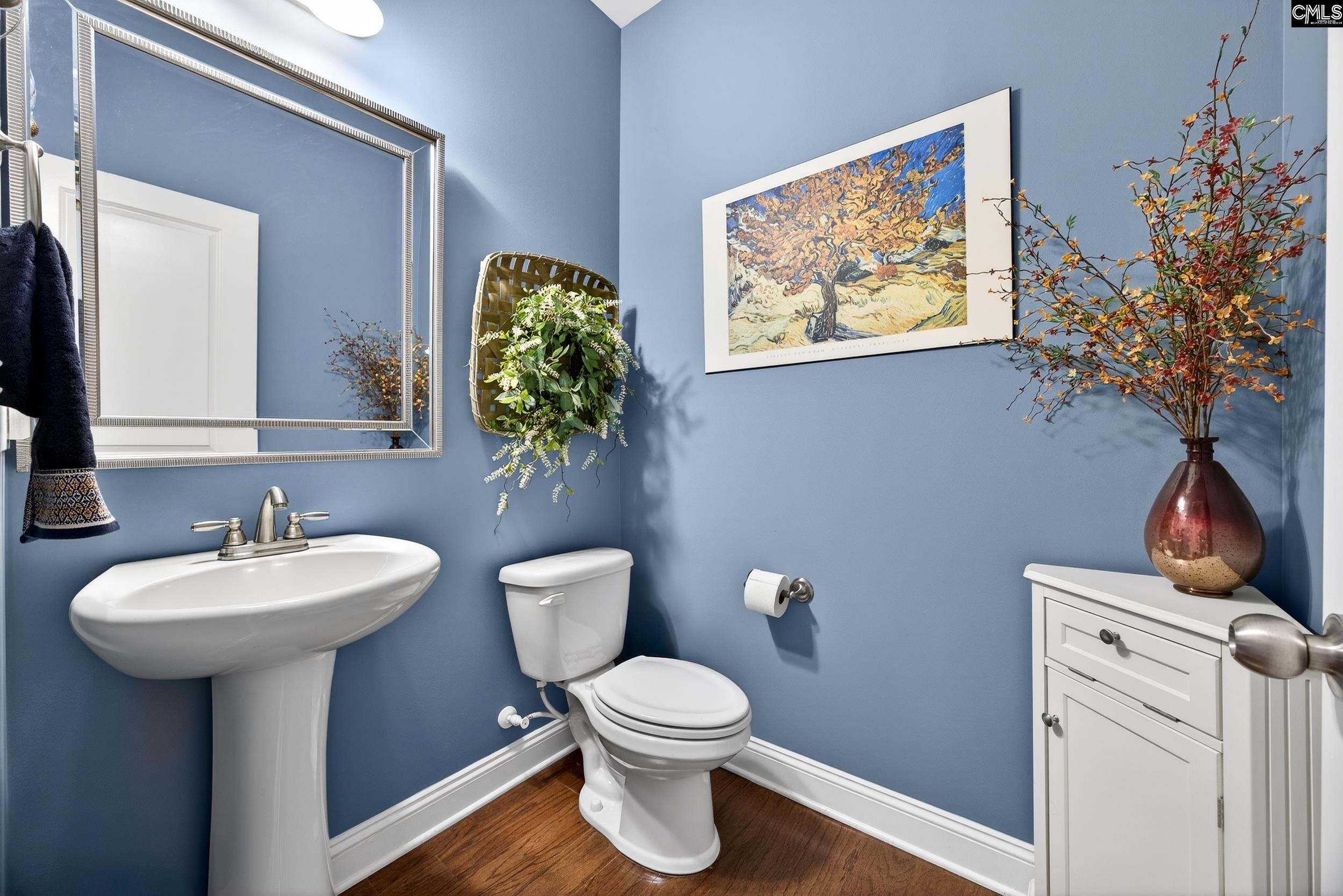 116 Renard Way Gilbert, SC 29054 - Photo 14 of 74 a bathroom with a toilet sink and mirror