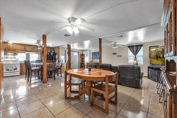 a bedroom with a bed and cabinets