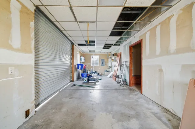 a view of storage and utility room