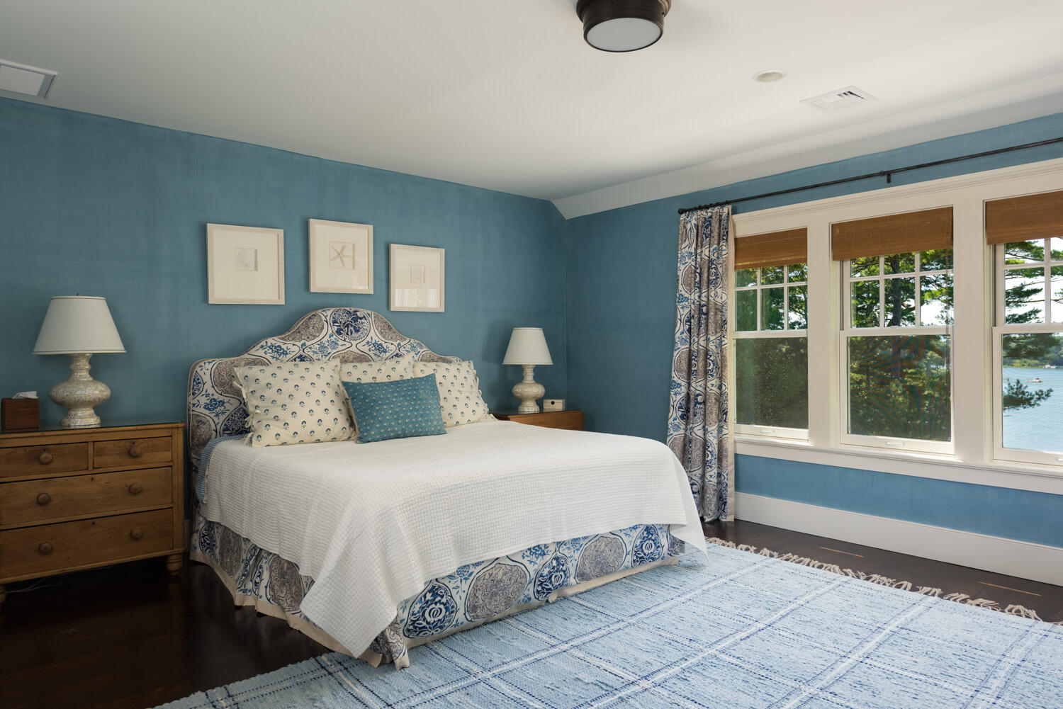 172 Bay Road Cotuit, MA 02635 - Photo 16 of 36 a bedroom with a large bed and a window