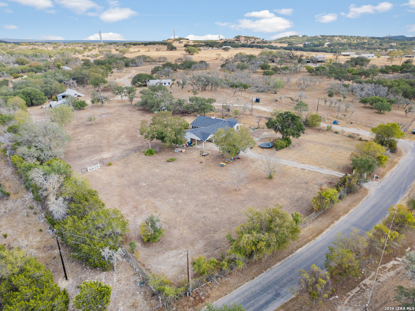 25 Poehnert Road Boerne, TX 78006 - Photo 34 of 37 an aerial view of a houses with a yard