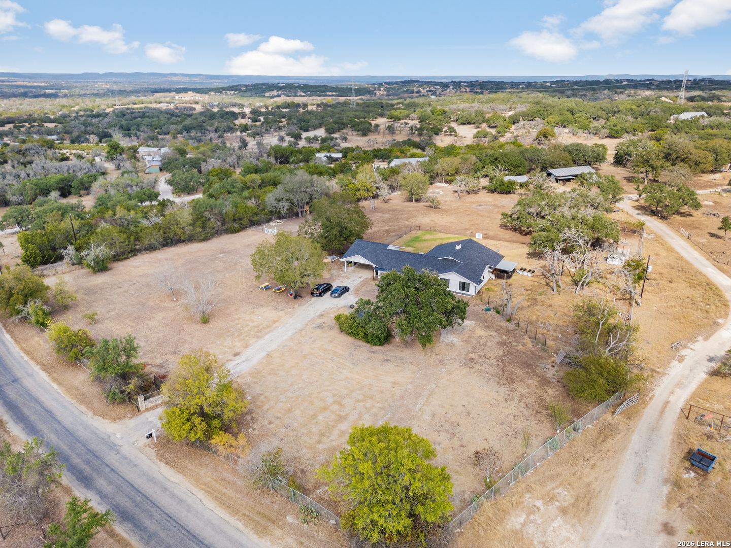 25 Poehnert Road Boerne, TX 78006 - Photo 35 of 37 an aerial view of residential houses with outdoor space