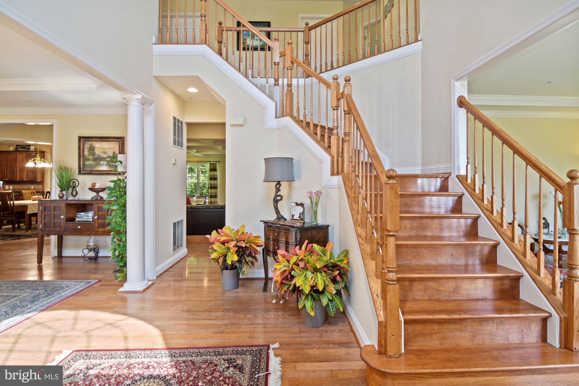 6803 Ironbridge Lane Laurel, MD 20707 - Photo 2 of 60 Beautiful wood staircase in front foyer