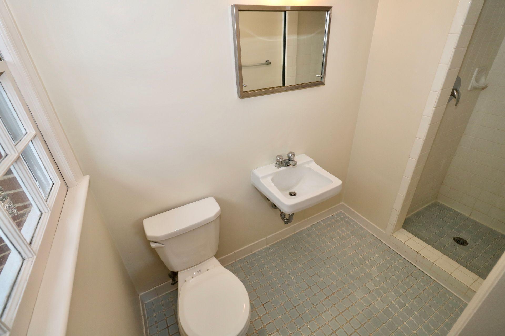901 Olney Road Vinton, VA 24179 - Photo 25 of 42 a bathroom with a toilet sink and shower