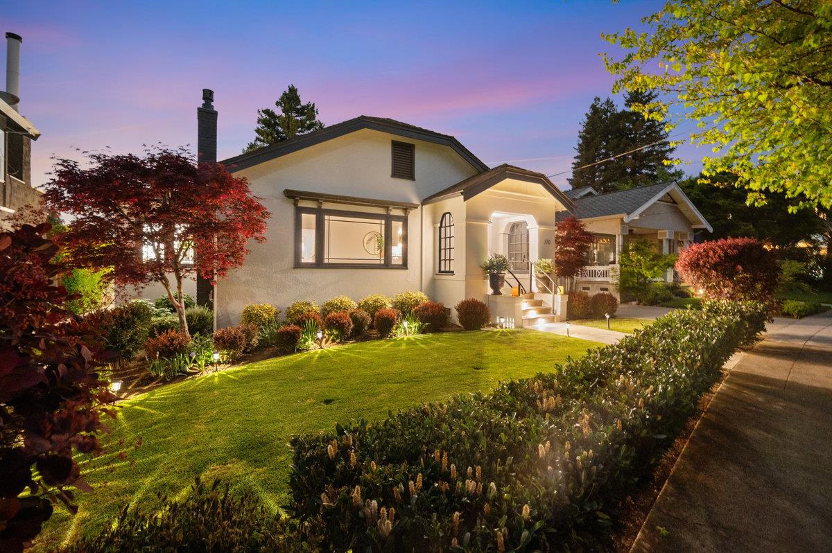 170 Warren Road San Mateo, CA 94401 - Photo 3 of 56 a front view of a house with yard and green space