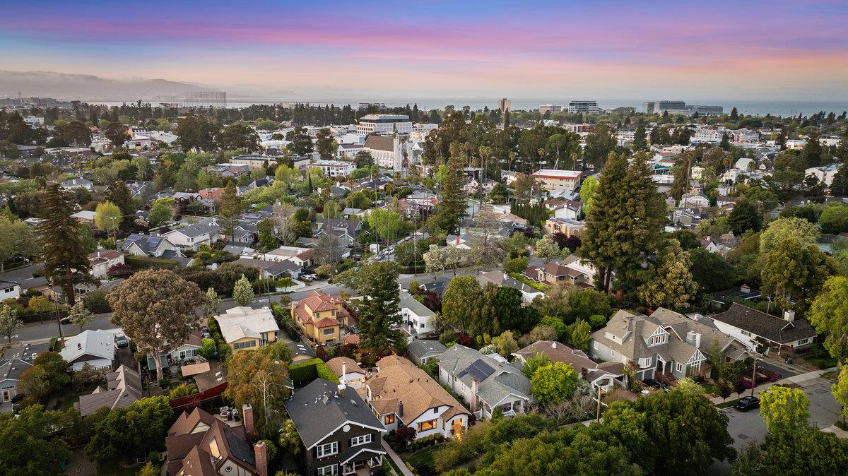 170 Warren Road San Mateo, CA 94401 - Photo 51 of 56 an aerial view of a city with lots of residential buildings