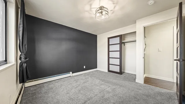 an empty room with a empty space