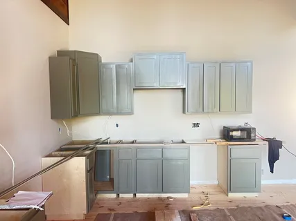 a backyard of a house with seating space