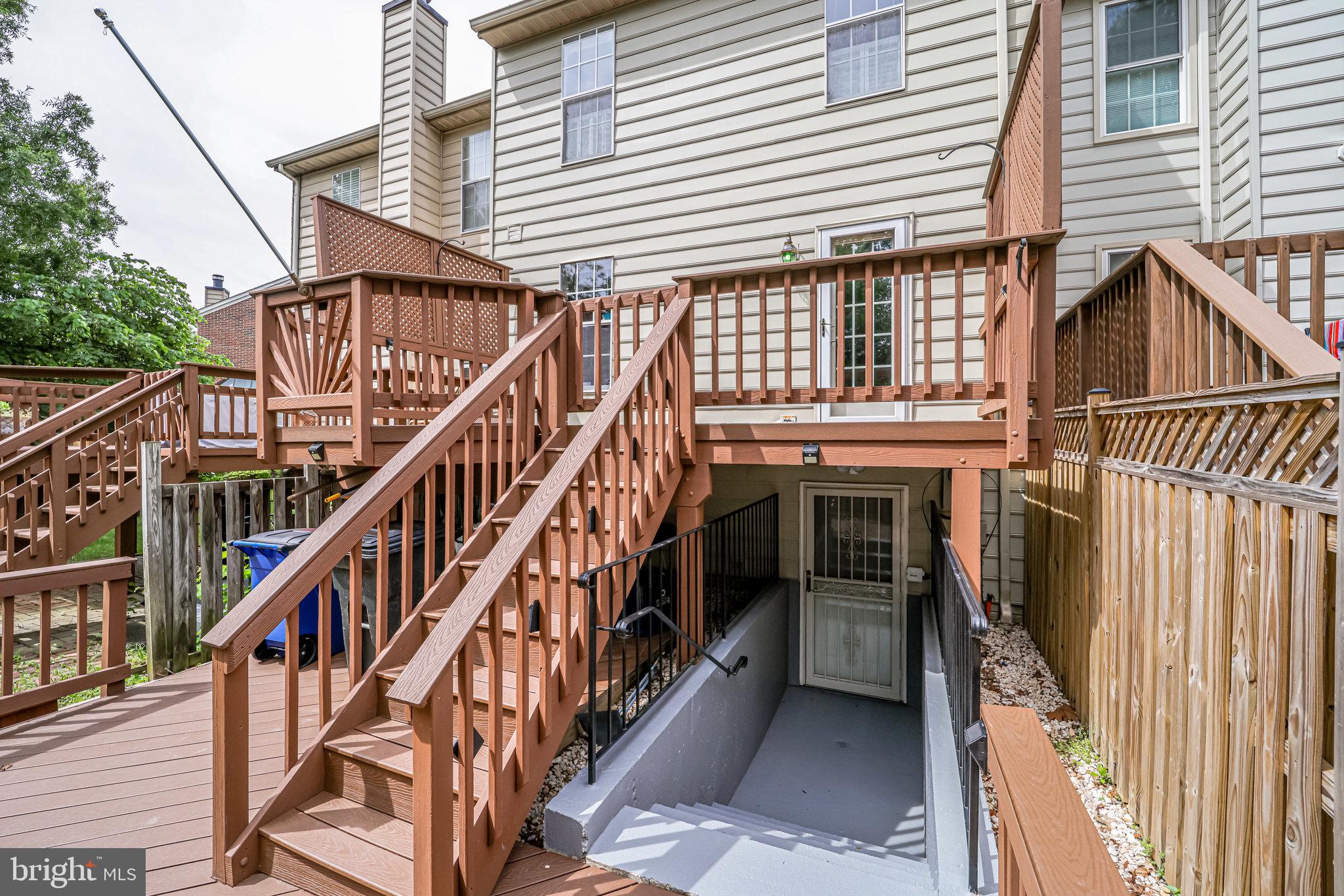 6007 Bingley Road Alexandria, VA 22315 - Photo 60 of 70 Walk up from lower level to beautiful deck (2021)