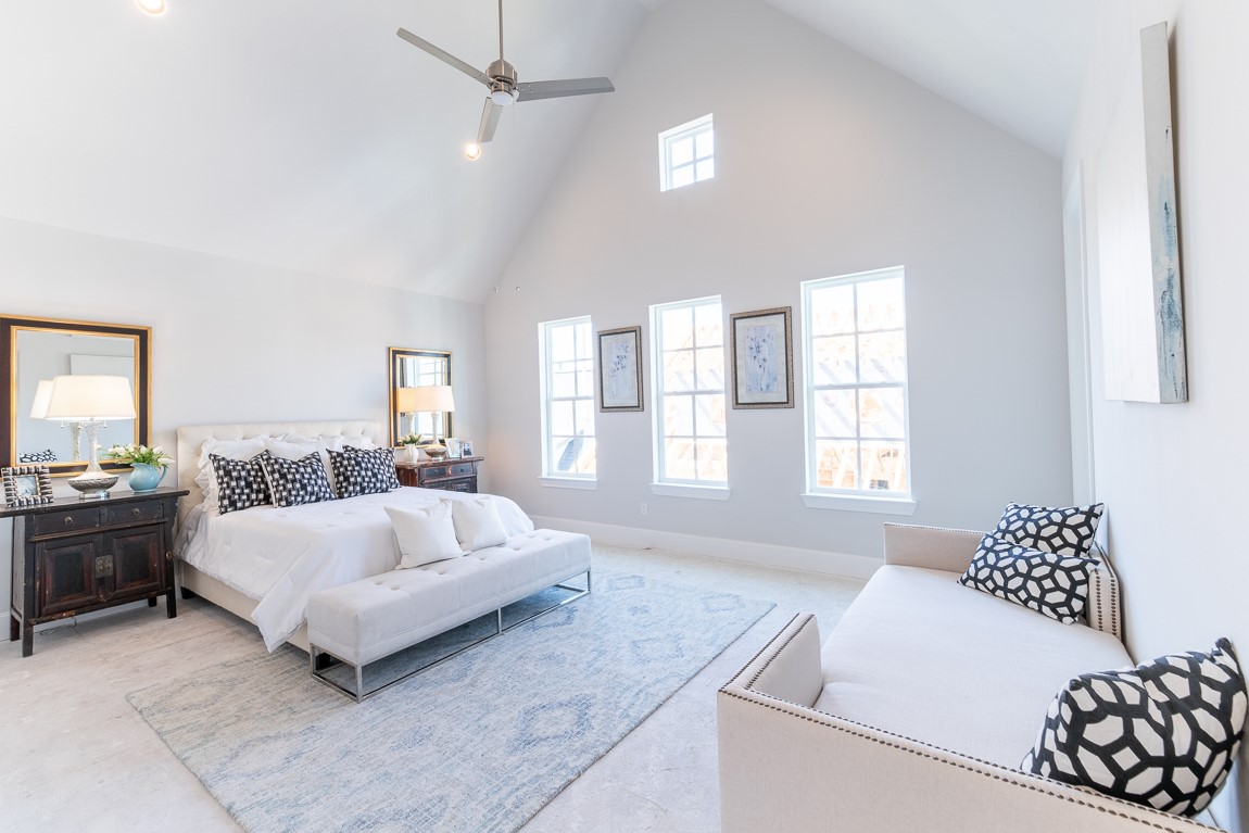 612 Delmar Street Houston, TX 77023 - Photo 6 of 19 Cathedral ceiling with dormer style window making this Primary Suite a great getaway. 3 closets.