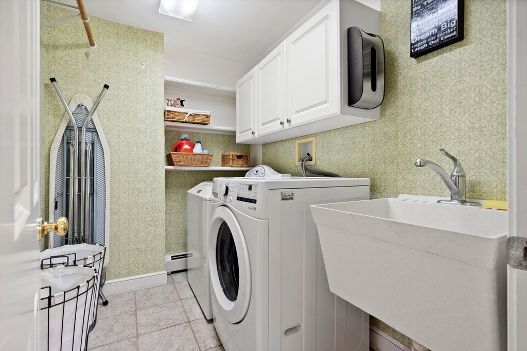 58 High Ridge Road Boxford, MA 01921 - Photo 20 of 40 a utility room with dryer and washer
