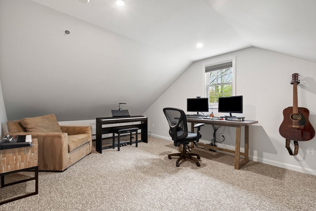 58 High Ridge Road Boxford, MA 01921 - Photo 31 of 40 a view of a workspace with furniture and a window