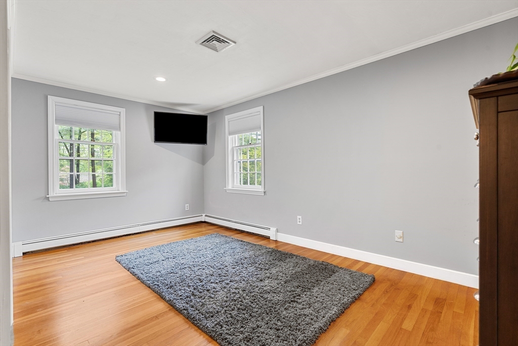 58 High Ridge Road Boxford, MA 01921 - Photo 32 of 40 wooden floor in an empty room with a window