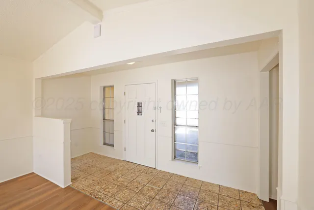 a view of an empty room