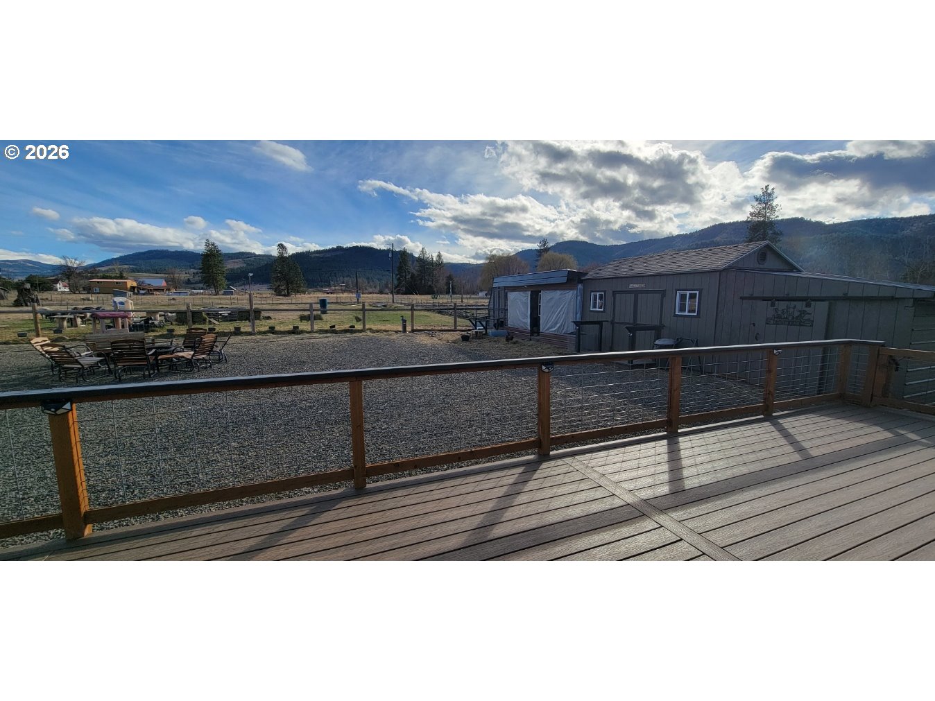 70724 Bear Creek Road Wallowa, OR 97885 - Photo 15 of 44 a view of a terrace with sky view