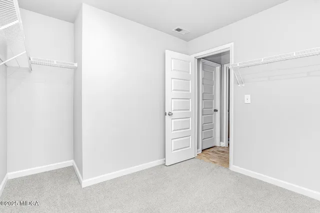 a view of closet area