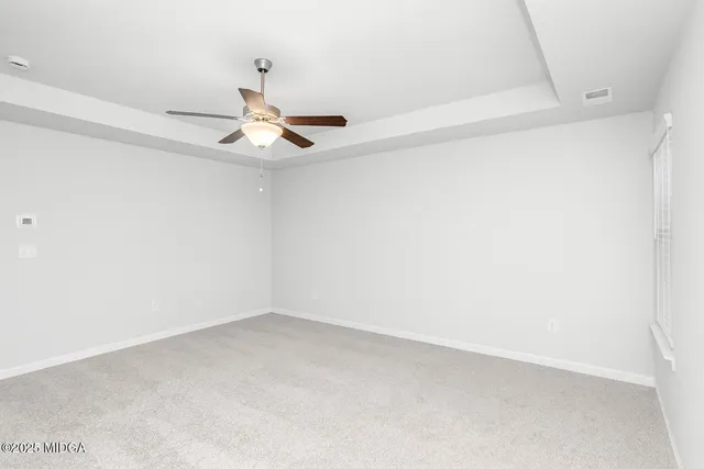 a window in an empty room