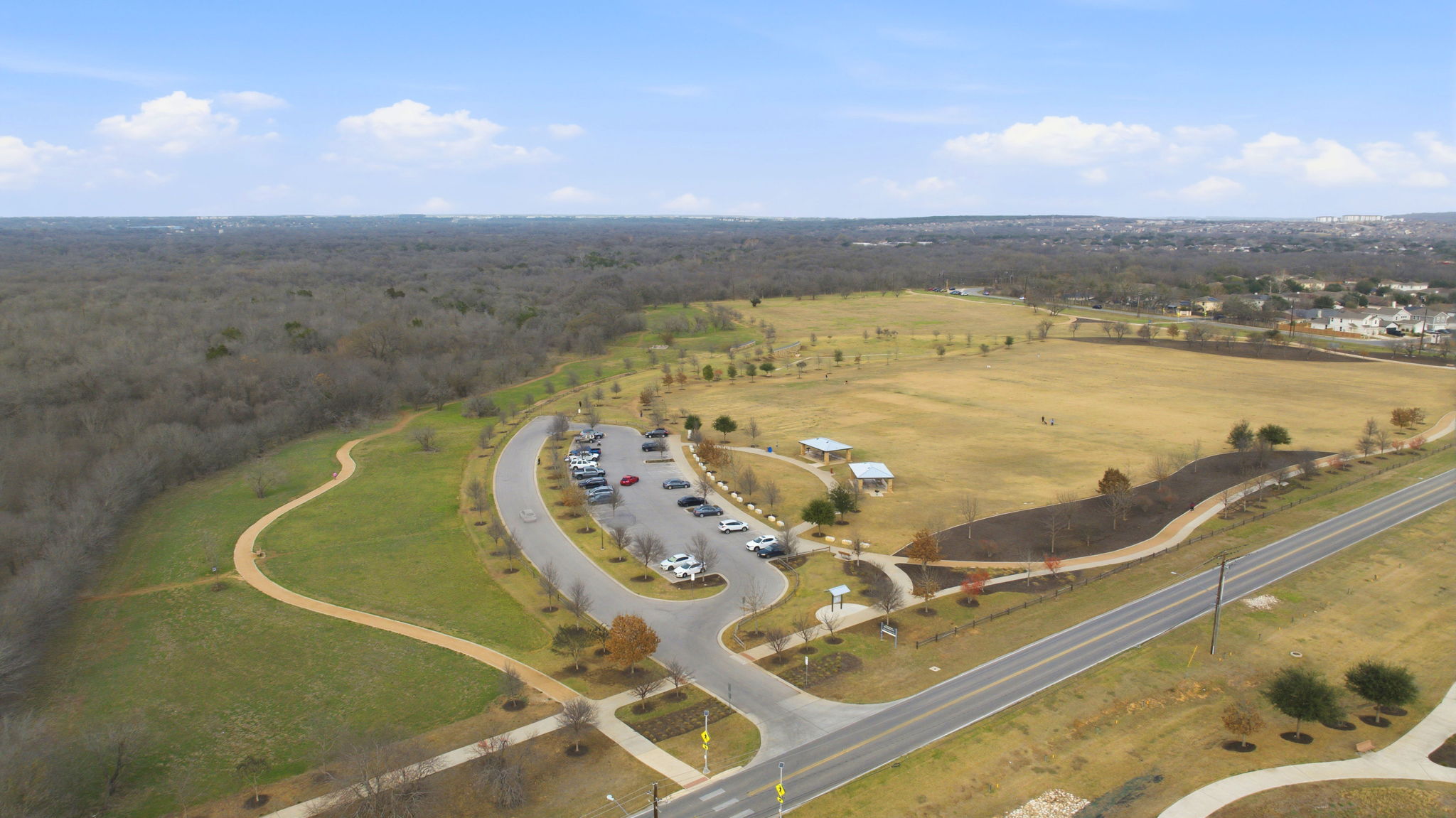 6005 Baythorne Drive Austin, TX 78747 - Photo 40 of 40 Aerial view of a forest