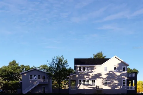 a view of a city with tall buildings