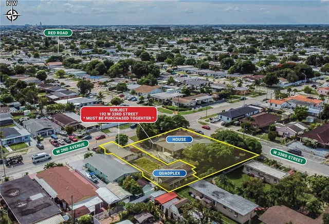 an aerial view of a houses