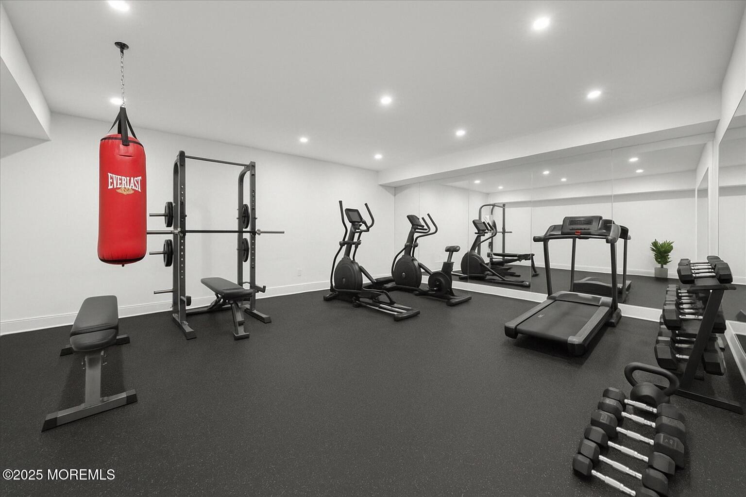 806 Arbor Road Paramus, NJ 07652 - Photo 27 of 29 a view of a room with gym equipment