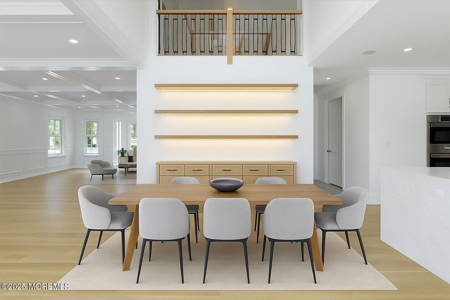 806 Arbor Road Paramus, NJ 07652 - Photo 8 of 29 a view of a dining room with furniture and wooden floor