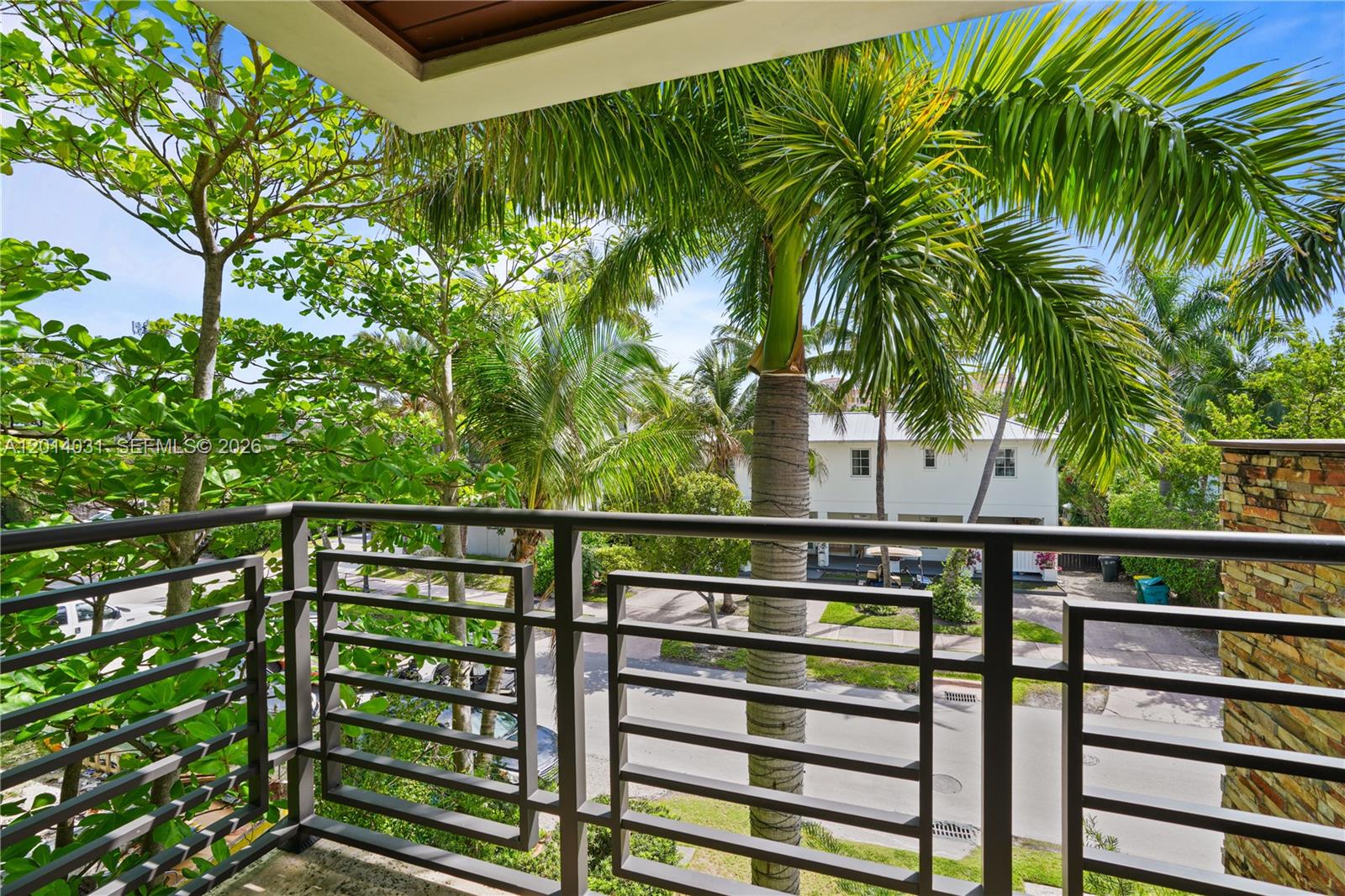 762 Fernwood Road Key Biscayne, FL 33149 - Photo 71 of 82 a view of a balcony with lake view